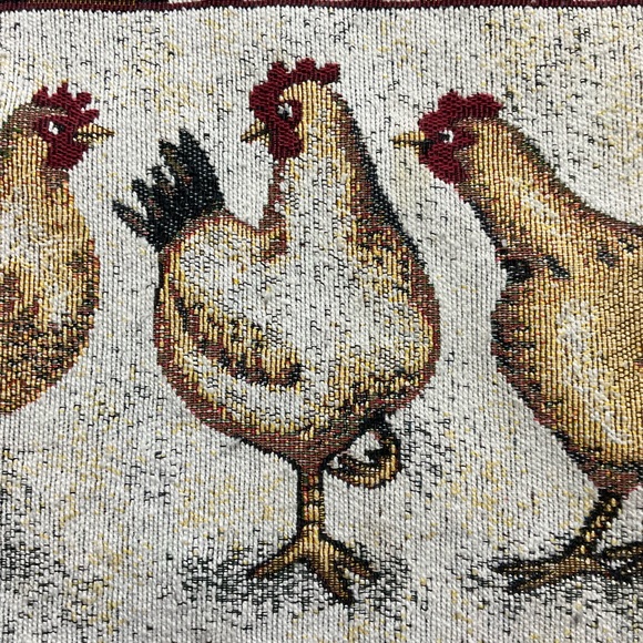 Set of 4 Rooster Chicken Placemats 18 x 12 Country Farmhouse - Picture 7 of 12